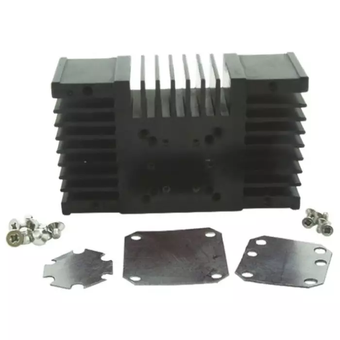 Intelligent LED Solutions Heatsink, Dragon 1, Duris 1, Duris 4, Oslon 1, Oslon 16, Oslon 4, Oslon 9, Stanley 1, Stanley, ILA-HSINK-78X46X25 mm-BLK-K