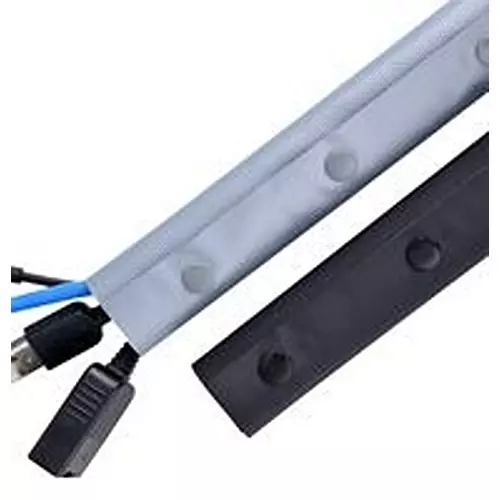 MULTICOMP PRO Sleeving, Button Wrap, Grey/Black, 14Mm, Mp009738 (Pack of 50)