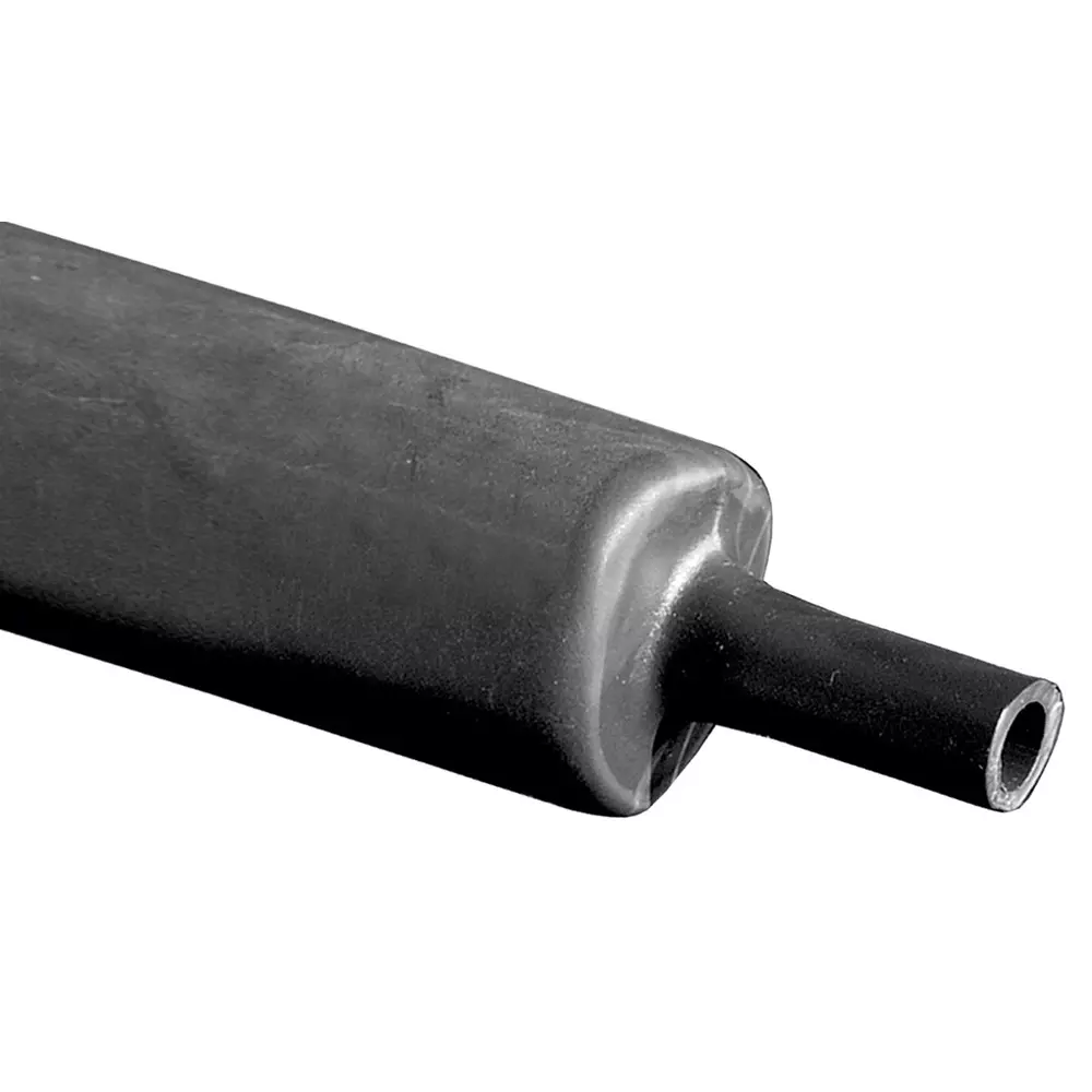 RS PRO Heat Shrink Tubing Polyolefin 63 mm Dia 100 cm Length Black, 137410