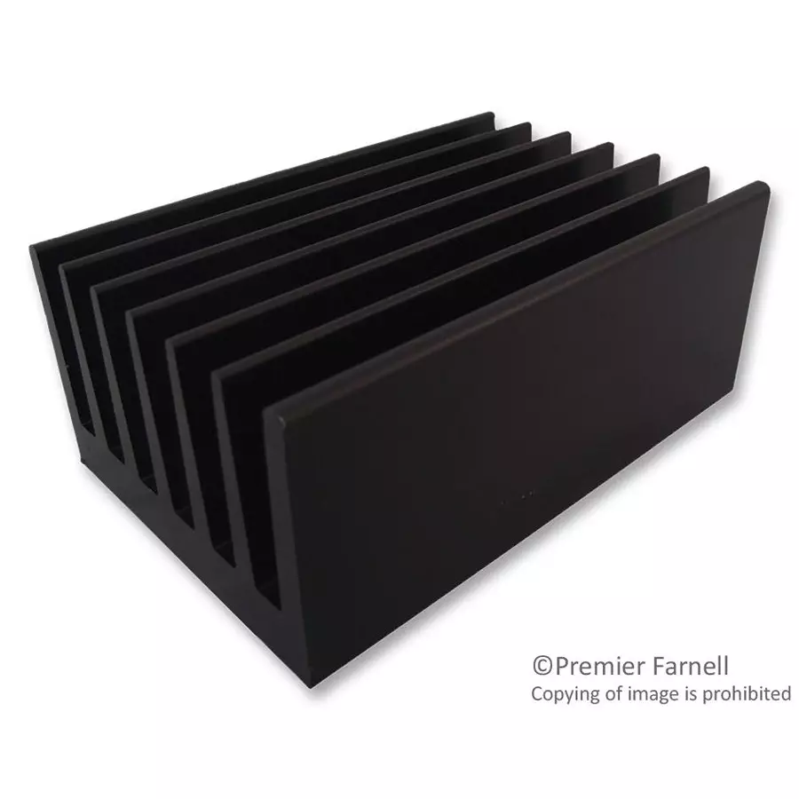FISCHER ELEKTRONIK HEAT SINK, 100MM, 1.5°C/W, SK 100/100 SA