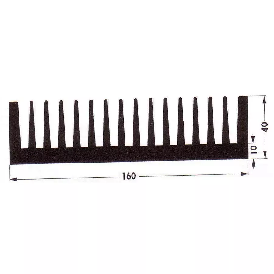 FISCHER ELEKTRONIK HEAT SINK, 50MM, 1.4°C/W, SK 85/50 SA
