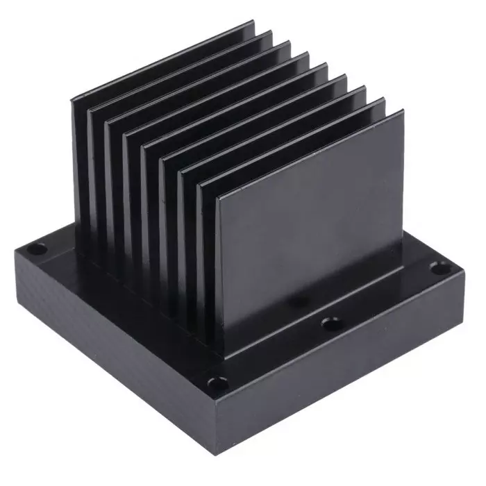 Intelligent LED Solutions Heatsink, Dragon 1, Duris 1, Duris 4, Oslon 1, Oslon 16, Oslon 4, Oslon 9, Stanley 1, Stanley, ILA-HSINK-70X70X55 mm-BLK-K
