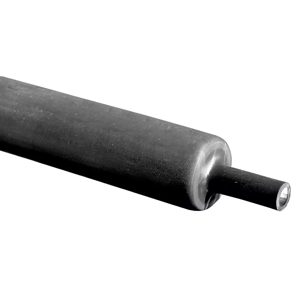 RS PRO Heat Shrink Tubing Polyolefin 22 mm Dia 100 cm Length Black, 137416