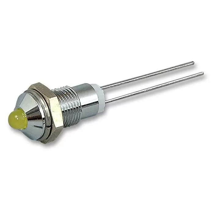 MULTICOMP PRO LED Single Colour Indicators LED INDICATOR, 3MM, YELLOW, MC19020002