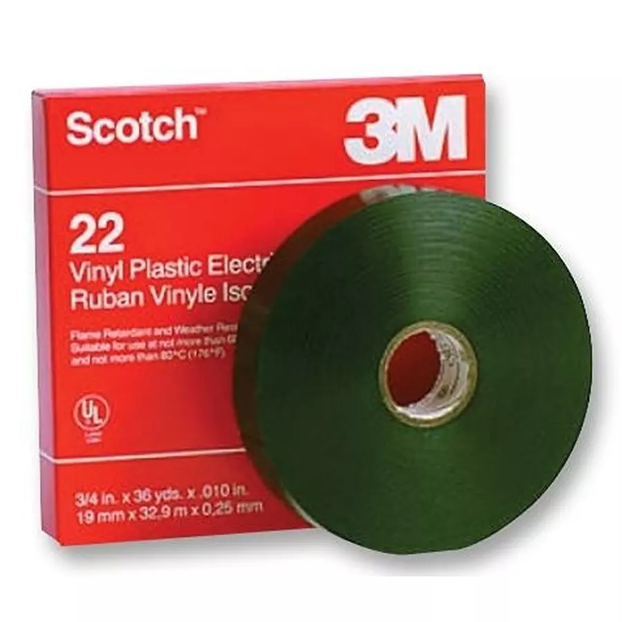 3M ELECTRICAL INSULTAPE, PVC, 32.9MX12.7MM, 22 12MM