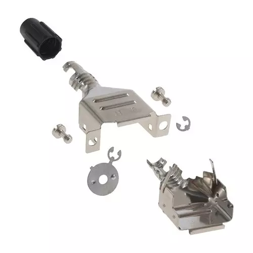 3M D SUB SHELL, EMI, 180DEG, DC, STEEL, 3357-9237