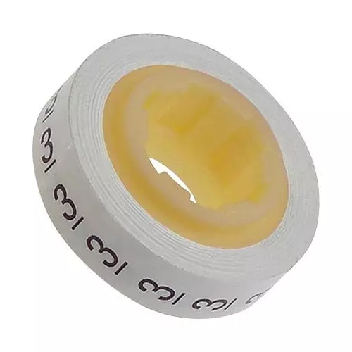 3M WIRE & CABLE MARKER, 5.46MM X 2.44M, WHT, SDR-3
