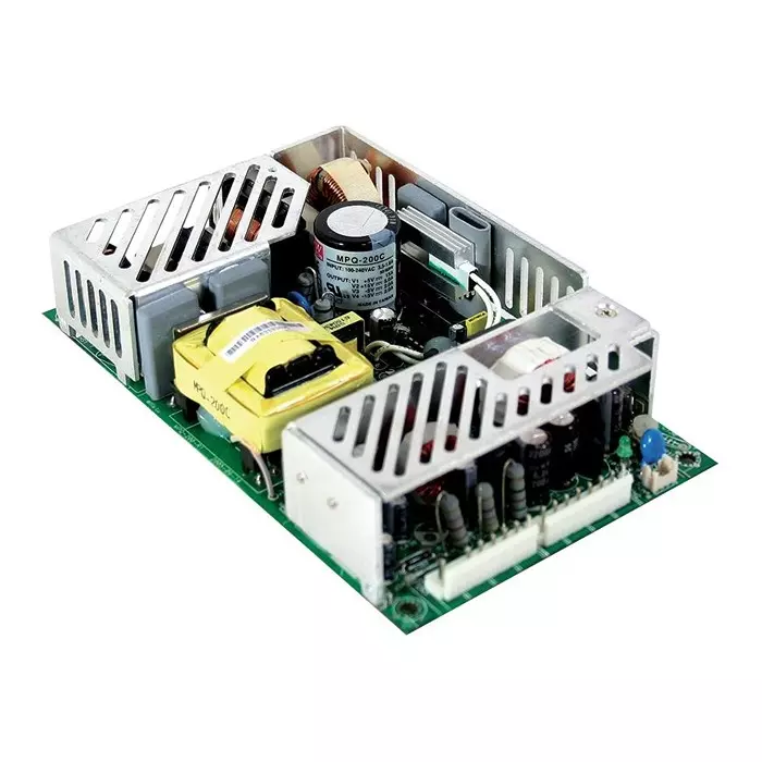 Mean Well PWR SUPPLY, MEDICAL, AC-DC, 4 O/P, 200W, MPQ-200F