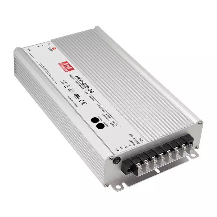 Mean Well POWER SUPPLY, AC-DC, 48V, 12.5A, HEP-600-48