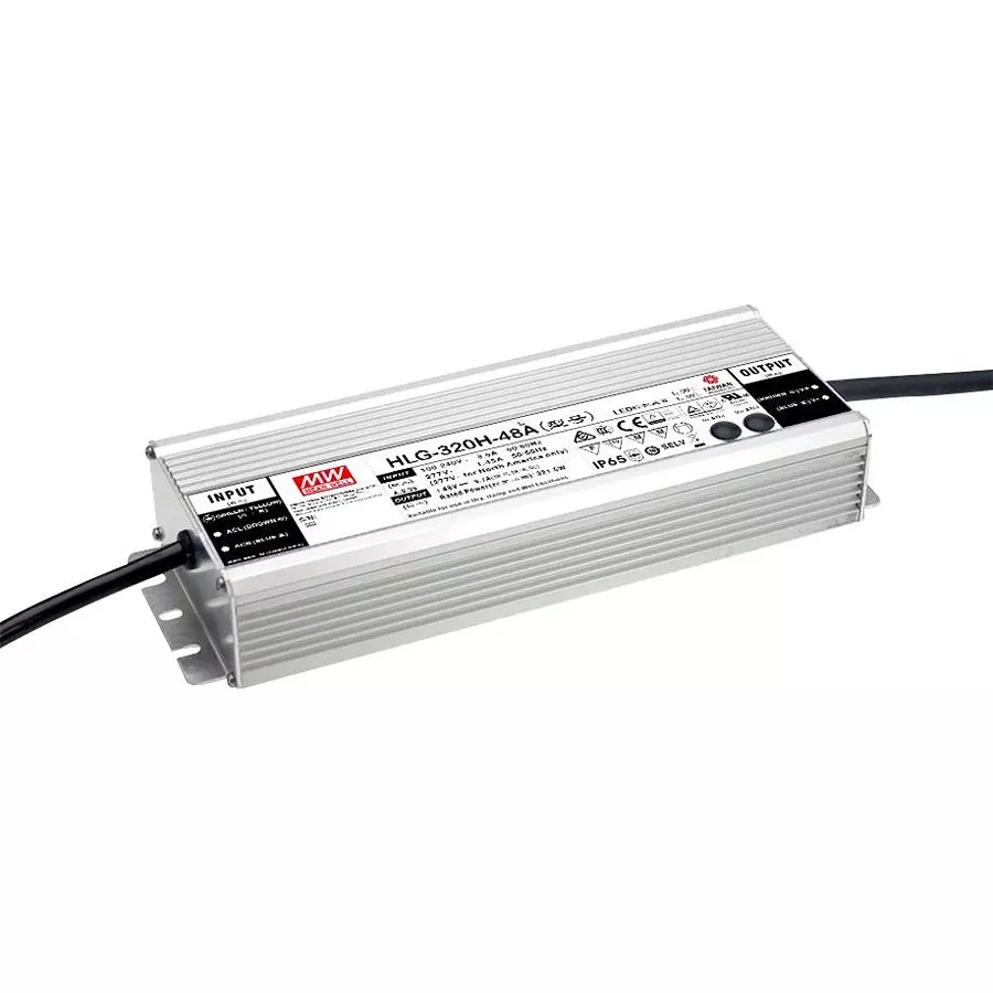 Mean Well LED DRIVER PSU, AC-DC, 42V, 7.65A, HLG-320H-42A
