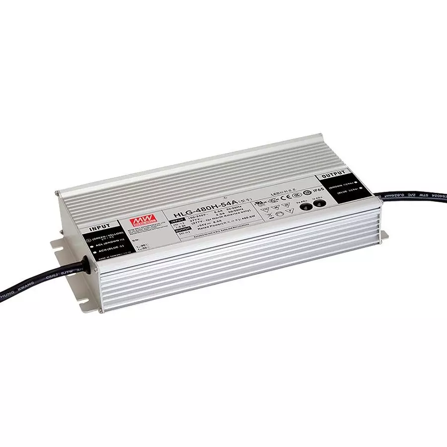 Mean Well LED DRIVER PSU, AC-DC, 24V, 20A, HLG-480H-24A