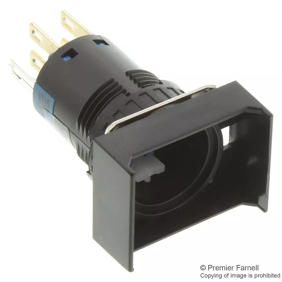 IDEC SWITCH INDUSTRIAL PUSHBUTTON, 18MMX24MM, AL6H-M200
