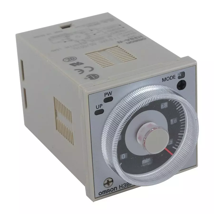 OMRON INDUSTRIAL AUTOMATION TIMER, 0.05S TO 300HR, H3BA-N 110 VAC