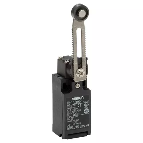 OMRON INDUSTRIAL AUTOMATION LIMIT SW, SPST-NC/SPST-NO, 240V, 3A, D4N112G