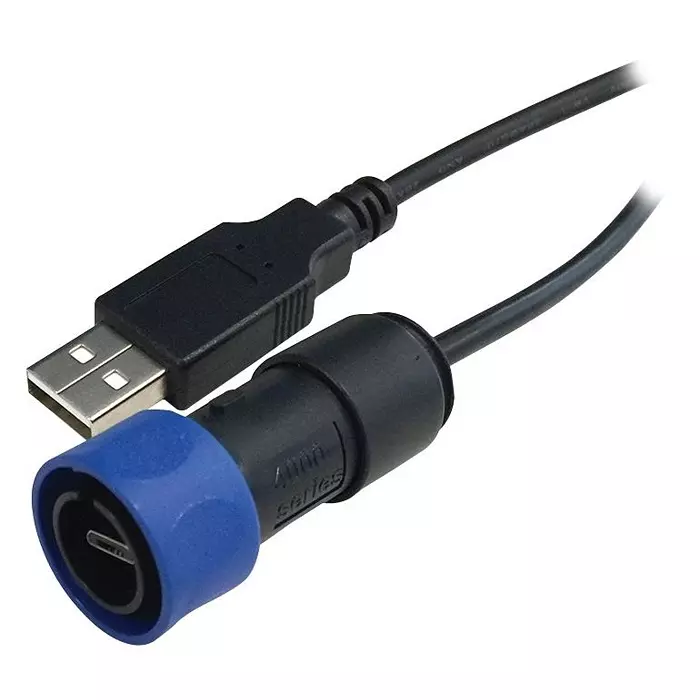 BULGIN LIMITED USB CABLE, 2.0 MICRO B-TYPE A PLUG, 3M, PXP4040/B/3M00