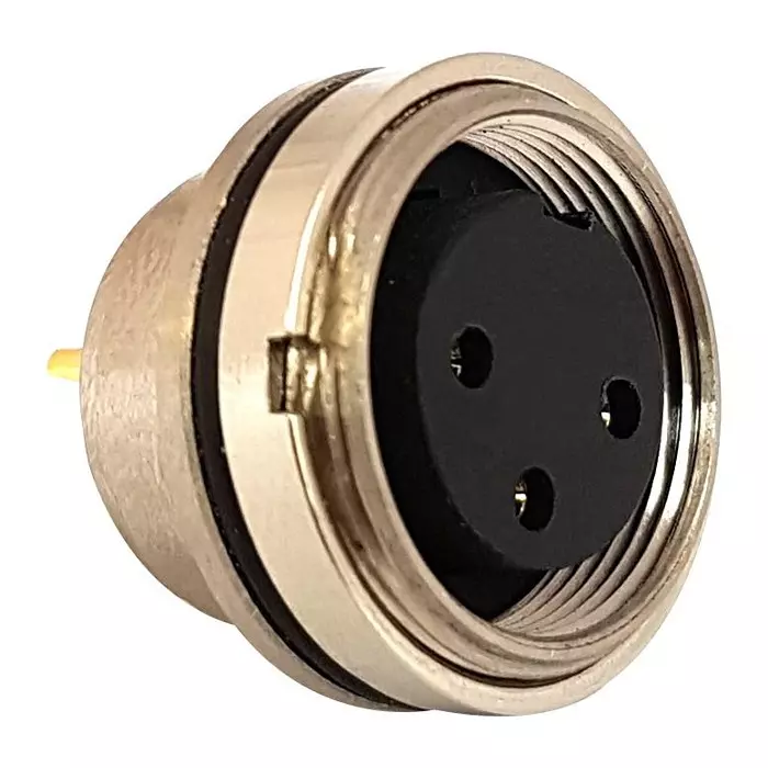 BULGIN LIMITED SENSOR CONN, M16, PLUG, 3POS, PANEL, PXMBNI16RPF03ASCM16