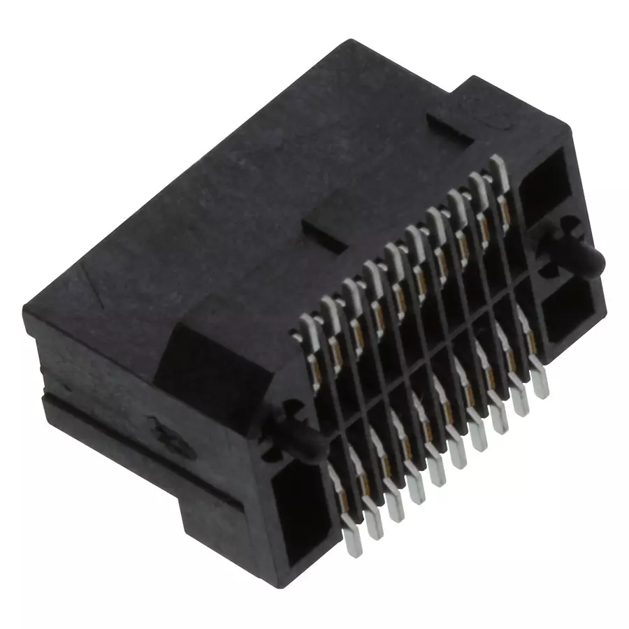 SAMTEC CARD EDGE CONN, DUAL SIDE, 20POS, TH, MEC8-110-02-L-VP