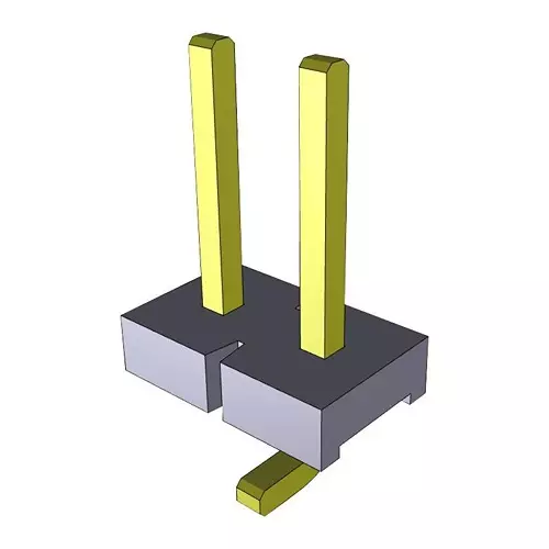 SAMTEC CONNECTOR, 2POS, HEADER, 5.08MM, SMD, HPM-02-01-T-S-VS