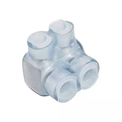 PANDUIT Miscellaneous TERMINAL, WIRE SPLICE, 6AWG, CLEAR, ALUM, PCSB600-2S-4Y