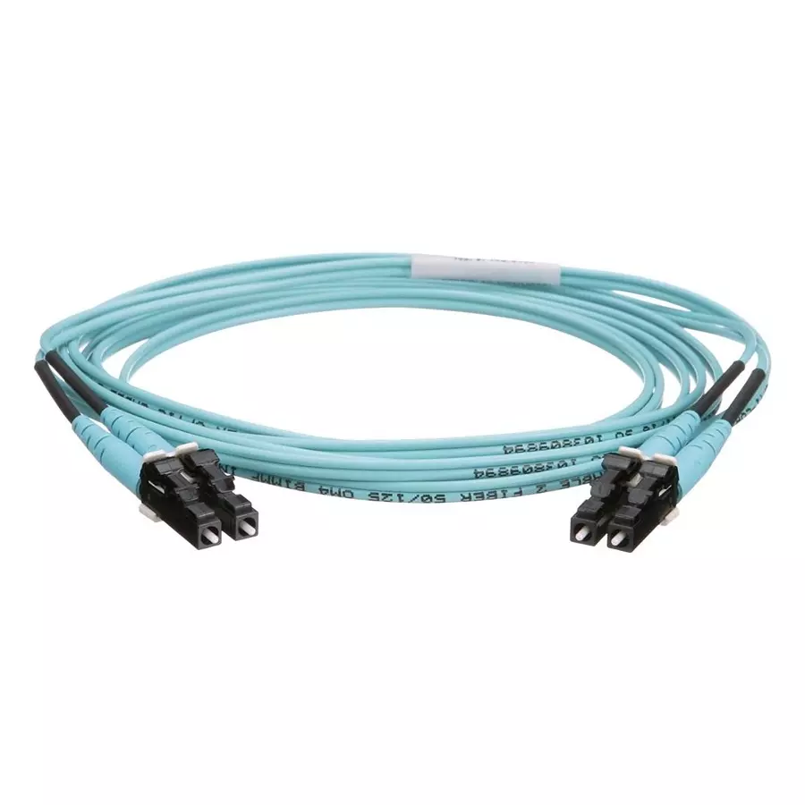 PANDUIT Fiber Optic Lead Assemblies FIBRE OPTICS, LC DUPLEX TO LC DUPLEX, 3M, FX2ERLNLNSNM003