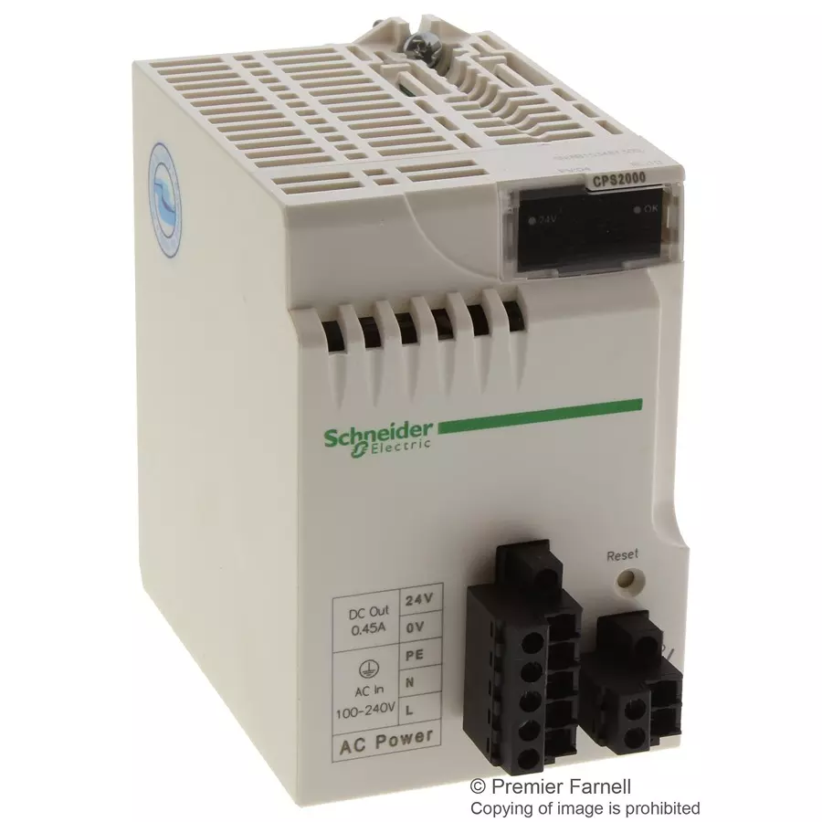 SCHNEIDER ELECTRIC Controller Accessories POWER SUPPLY MODULE, 240VAC, 20W, BMXCPS2000