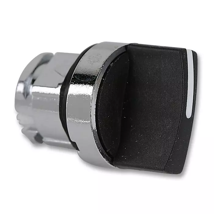 SCHNEIDER ELECTRIC Switch Actuators SELECTOR HEAD, HARMONY XB4, 22MM, 2WAY, ZB4BD2