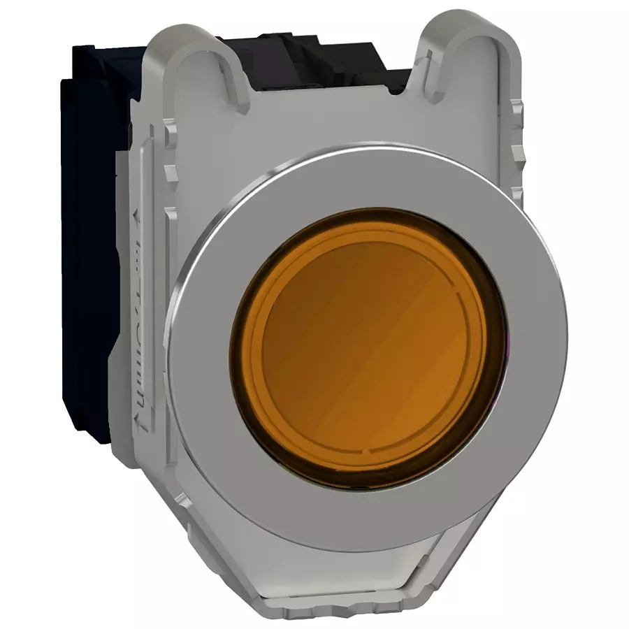 SCHNEIDER ELECTRIC LED Single Colour Indicators PILOT LIGHT, 120VAC, WHITE, XB4FVG1.