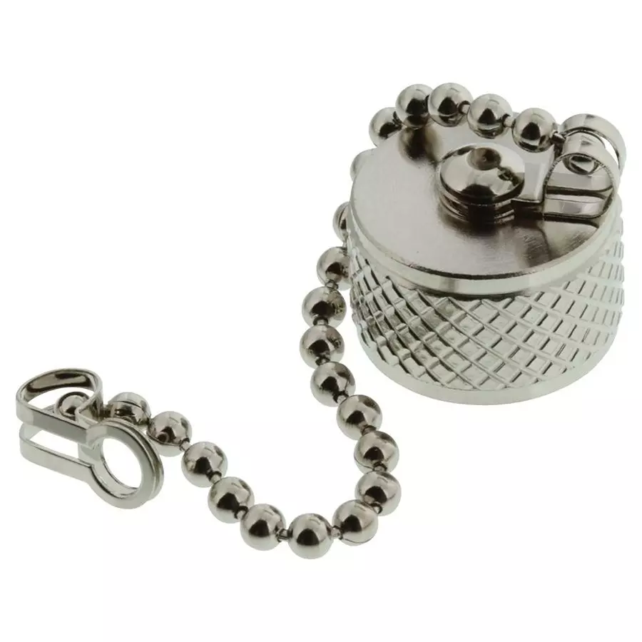 AMPHENOL RF Dust Caps / Dust Covers RF COAXIAL, DUST CAP W/CHAIN, N MALE , 202102