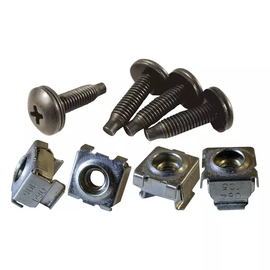 HAMMOND Hardware SCREW & CAGE NUT, PANEL RAIL, 100PK, CAGKIT1032-100 (Pack of 100)