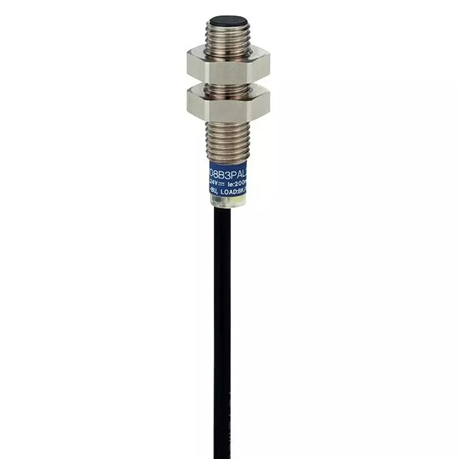 TELEMECANIQUE SENSORS Inductive Proximity Sensors SENSOR, 1.5MM, M8, 12-24V, 2M, XS508B1PAL2.