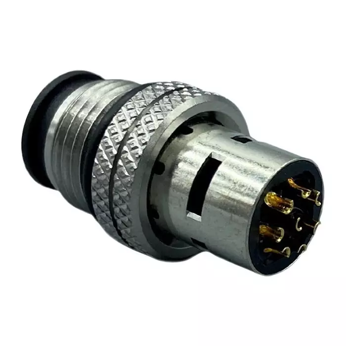 NORCOMP Sensor Conn, M12, 8Pos, Plug, Cable, 858-008-10SRSS4