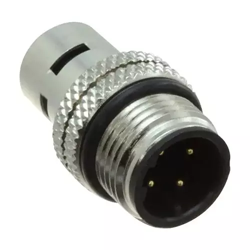 NORCOMP Sensor Conn, M12, 4Pos, Plug, Cable, 858-D04-10SRSS4