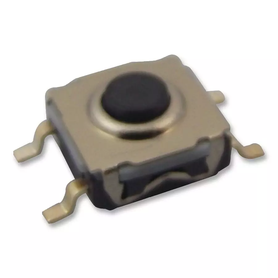 C&K COMPONENTS Switch, Spst, 0.05A, 32Vdc, 1.6N, Smd, KSC321GLFS (Pack of 10)