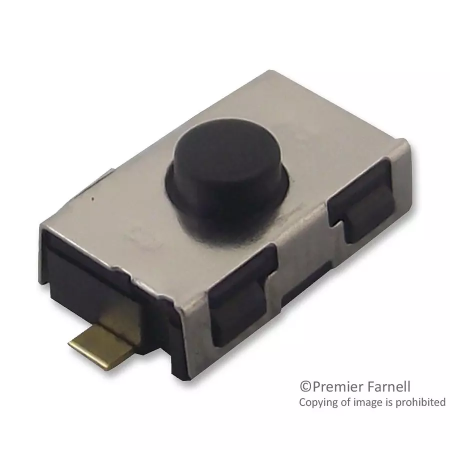 C&K COMPONENTS Switch, Spst, 0.01A, 32Vdc, 2N, Smd, KSR223GLFG