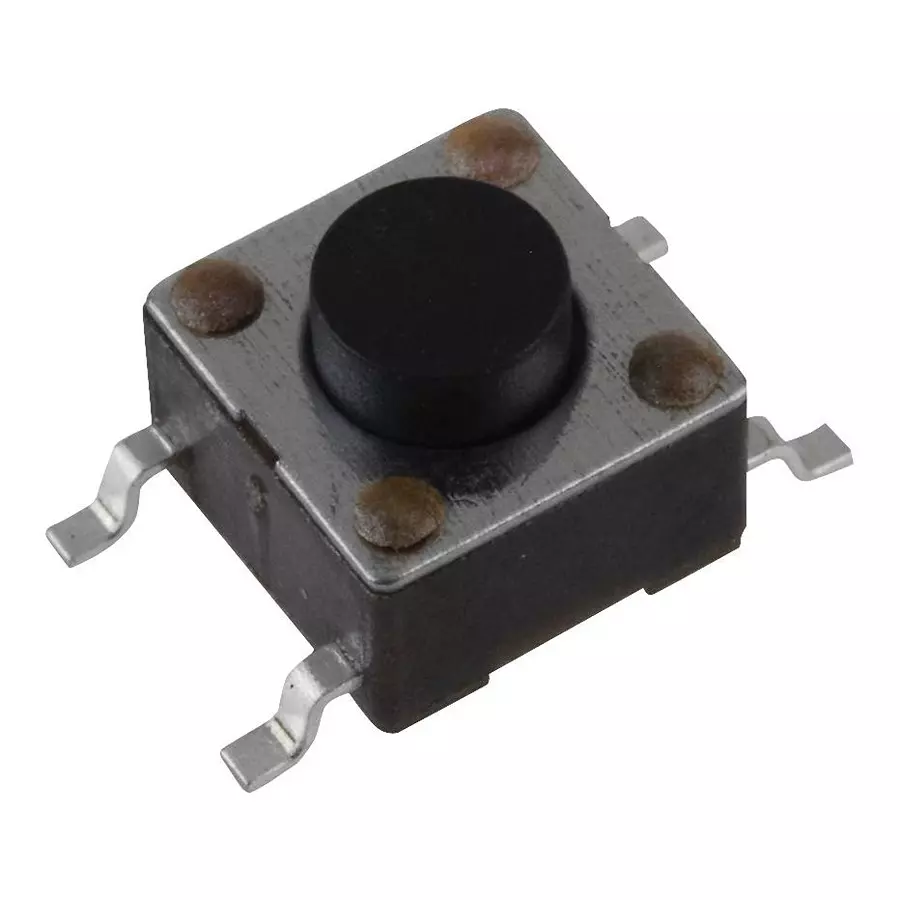 C&K COMPONENTS Switch, Spst, 0.05A, 12Vdc, Smd, 4.3 mm, PTS645SM43SMTR92LFS (Pack of 10)