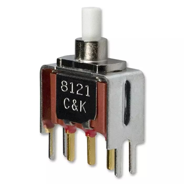 C&K COMPONENTS Pb Switch, Spdt, 1A, 120V, Solder, 8121SD3V3GE