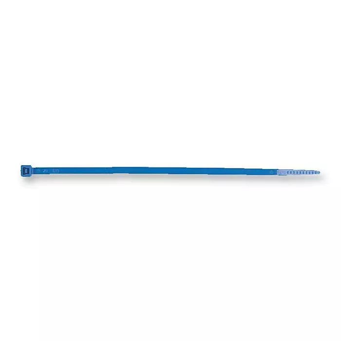 HELLERMANNTYTON Cable Tie, Blue, 200 mm, Pk100, 111-04800 (Pack of 100)