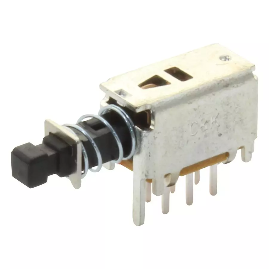 C&K COMPONENTS Pb Switch, Dpdt, 0.2A, 30Vdc, Tht, PN22SJNA03QE