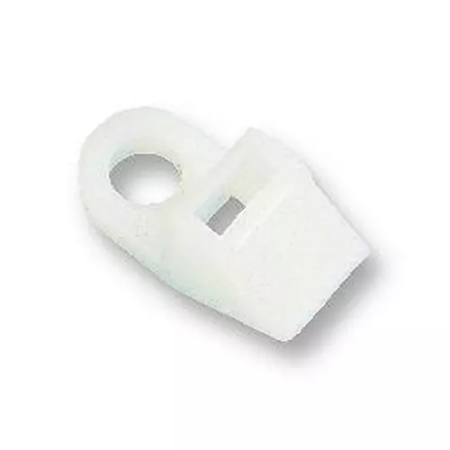 HELLERMANNTYTON Tie Mount, Black, 7.6 mm, Pk100, 151-26301 (Pack of 100)