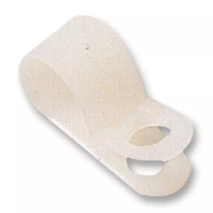 HELLERMANNTYTON P Clip, Nylon, 8 mm, Pk10, 211-60049 (Pack of 10)