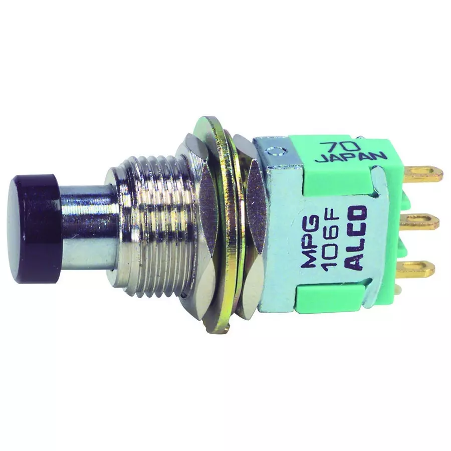 ALCOSWITCH - TE CONNECTIVITY Pushbutton Switch, MPG-206R