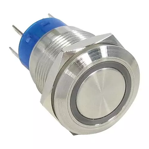 ALCOSWITCH - TE CONNECTIVITY Vandal Resistant Sw, Spst, 3A, 250Vac, AV1910R724Q04