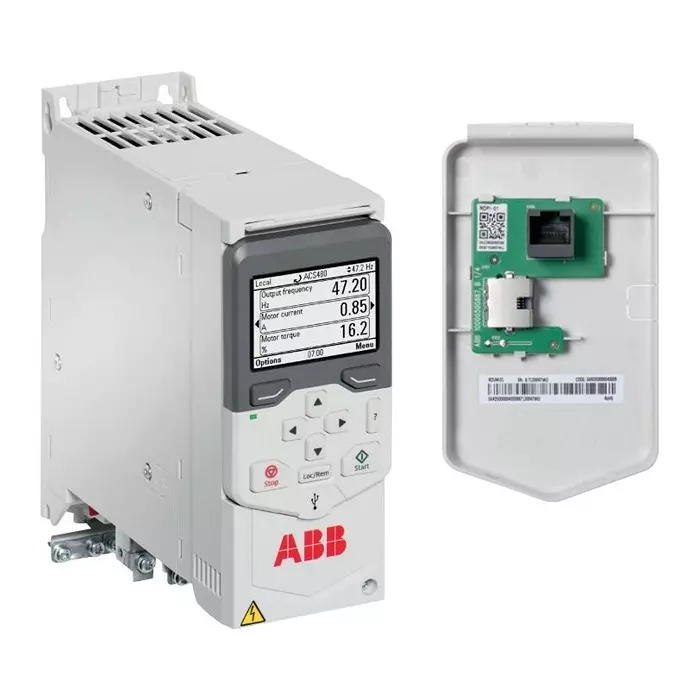 ABB Motor Drive, 3-Ph, 11Kw, 380-480Vac, ACS480-04-026A-4+J424+OL540