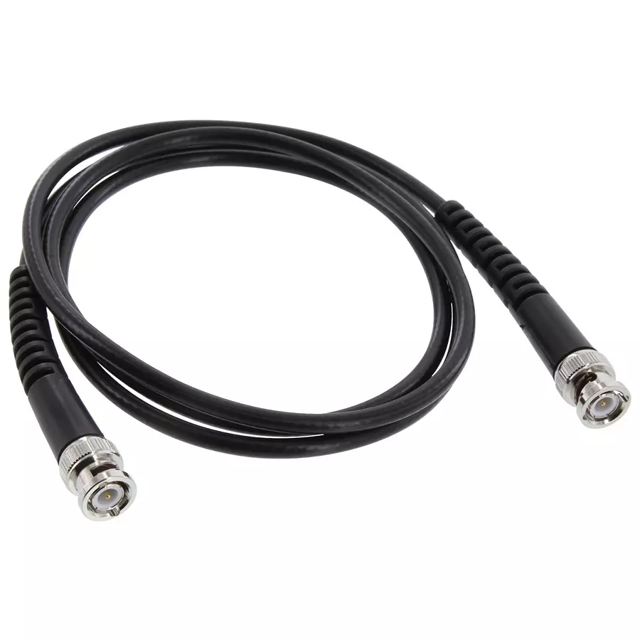 POMONA Coaxial Cable Assembly, Bmc Male-Male, 4Ft, Black, 2249-C-48