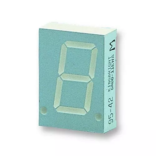 KINGBRIGHT LED Display, 0.8", Green, Ca, SA08-11GWA