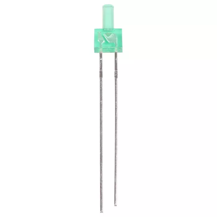 KINGBRIGHT LED, Flat Top, 2 mm, Green, L-13GD (Pack of 5)