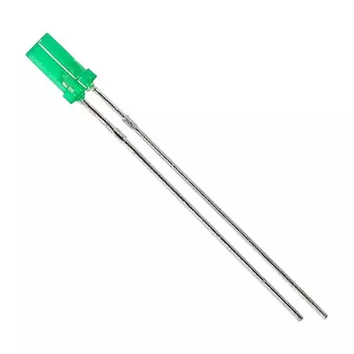 KINGBRIGHT LED, 3 mm, Green, 6Mcd, 565Nm, L-424GDT (Pack of 5)