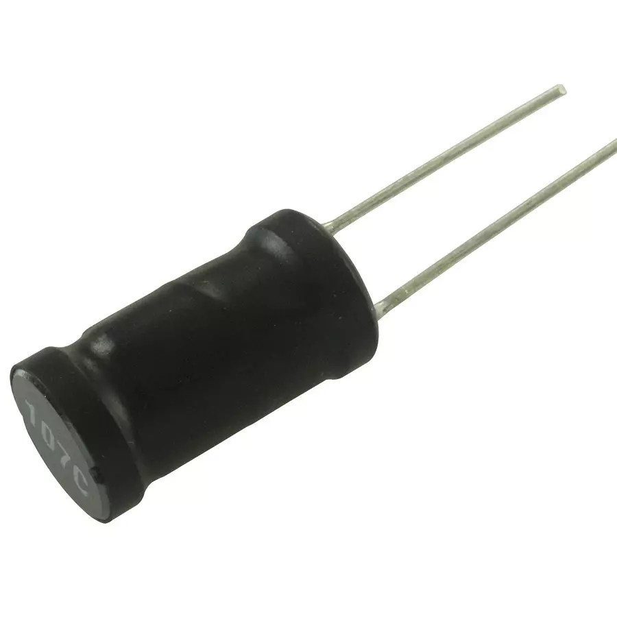 MURATA POWER SOLUTIONS Inductor, 0.1H, 70Ma, 10%, Radial, 19R107C