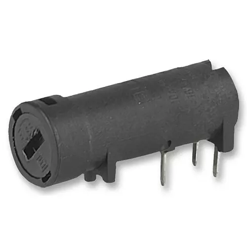 SCHURTER Fuseholder, 5X20 mm, Panel, Slot Knob, 3101.0050