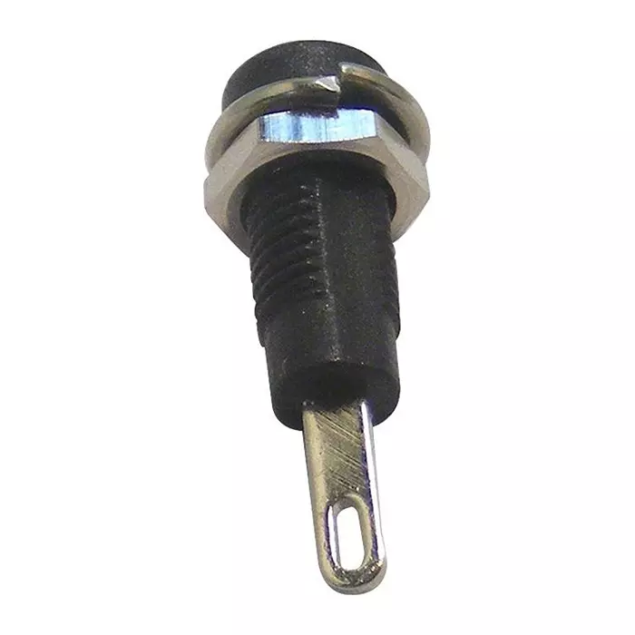 Multicomp BANANA SOCKET, 6A, 2MM, PANEL, BLACK, 24.102.2